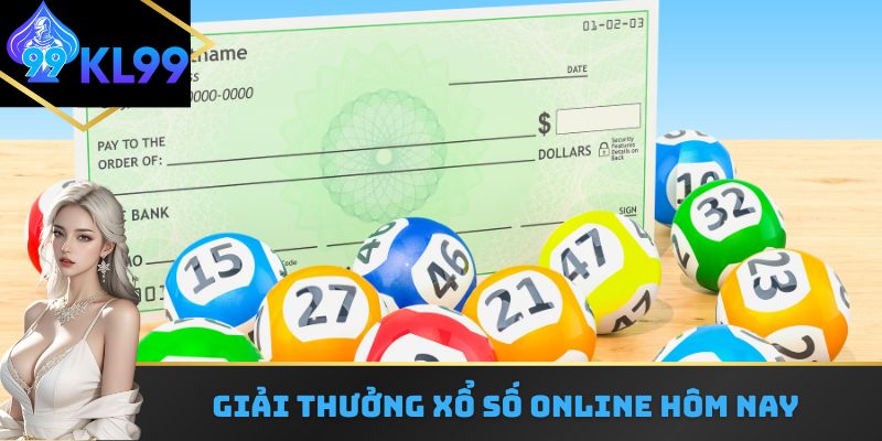 Giải thưởng xổ số online hôm nay